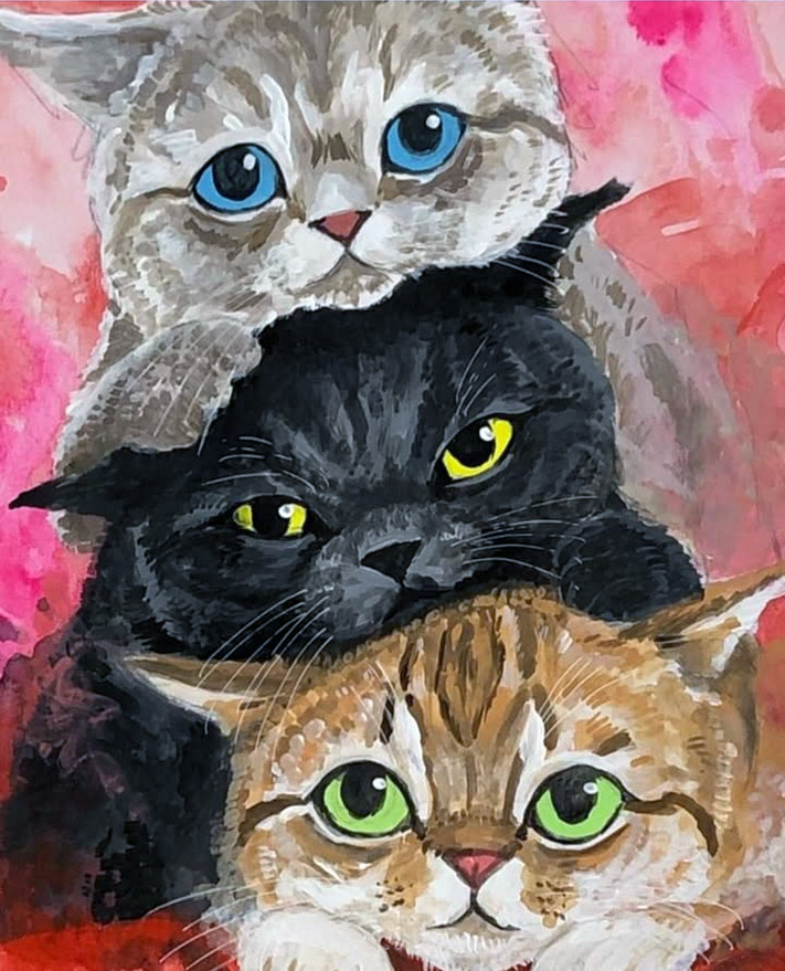 Masterpiece Maslak Resim - Cats