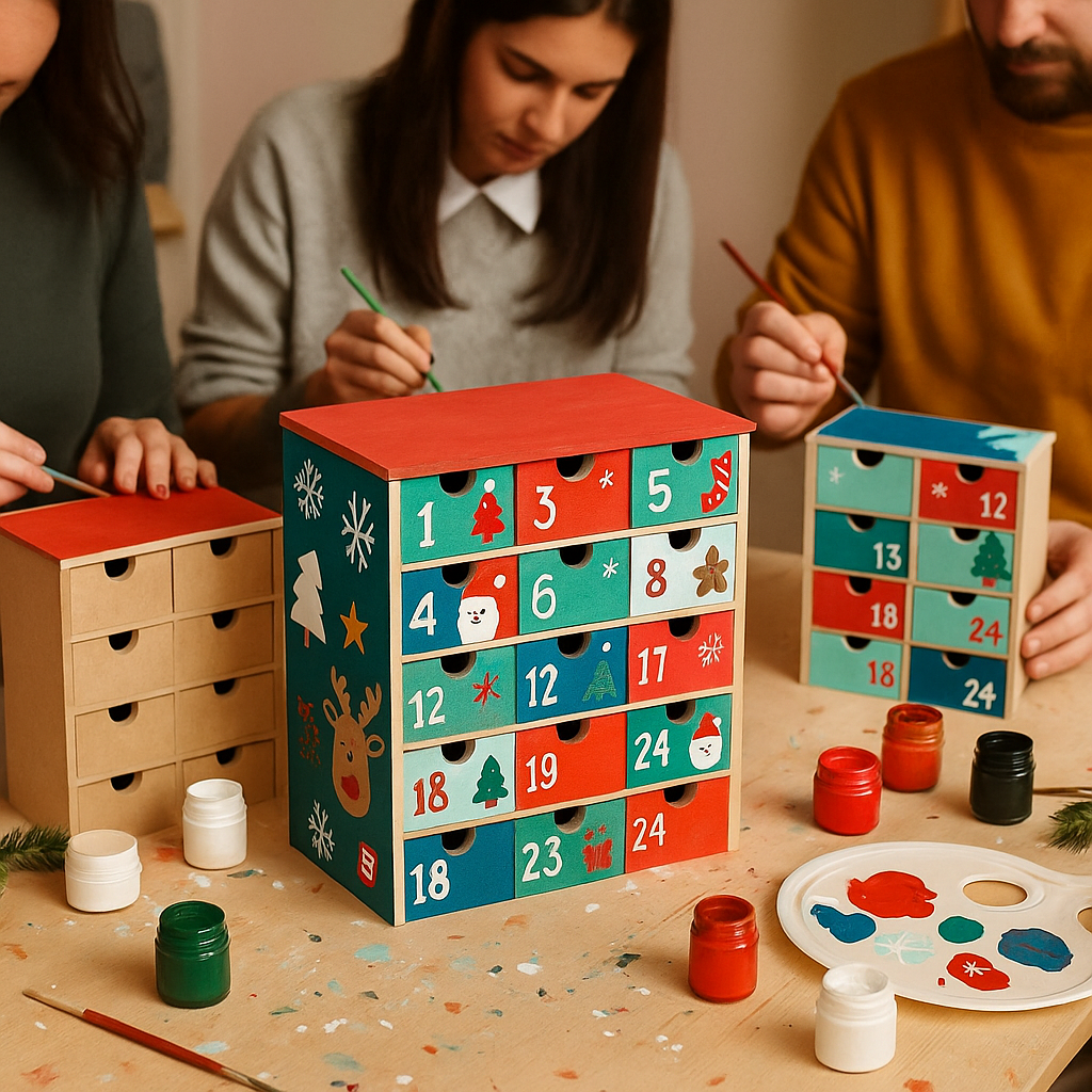Advent Calendar Yapımı - Yılbaşı Atölyeleri