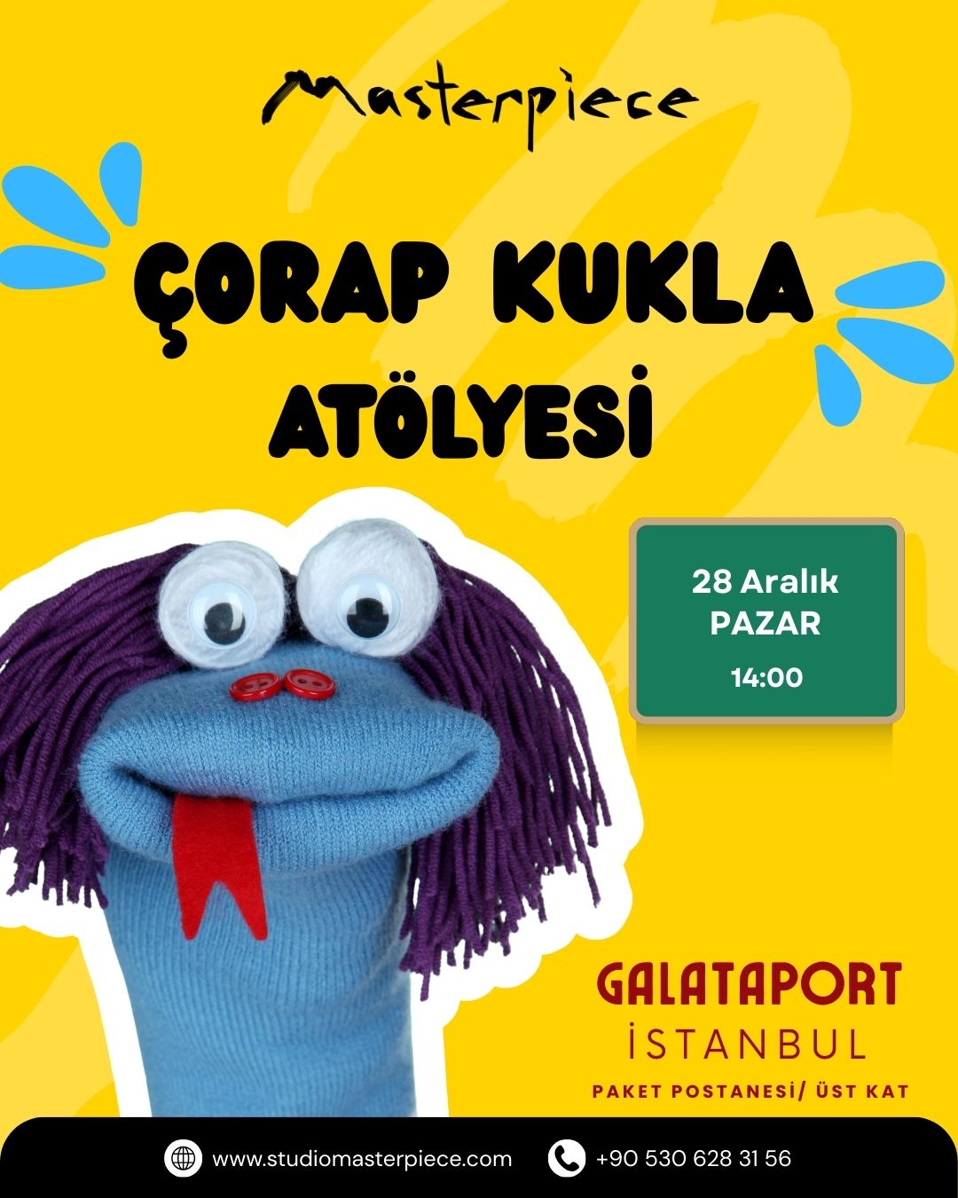 Galataport İstanbul - Masterpiece Çorap Kukla Atölyesi