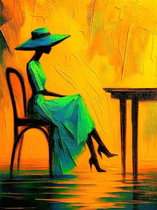 Resim - Lady in Green